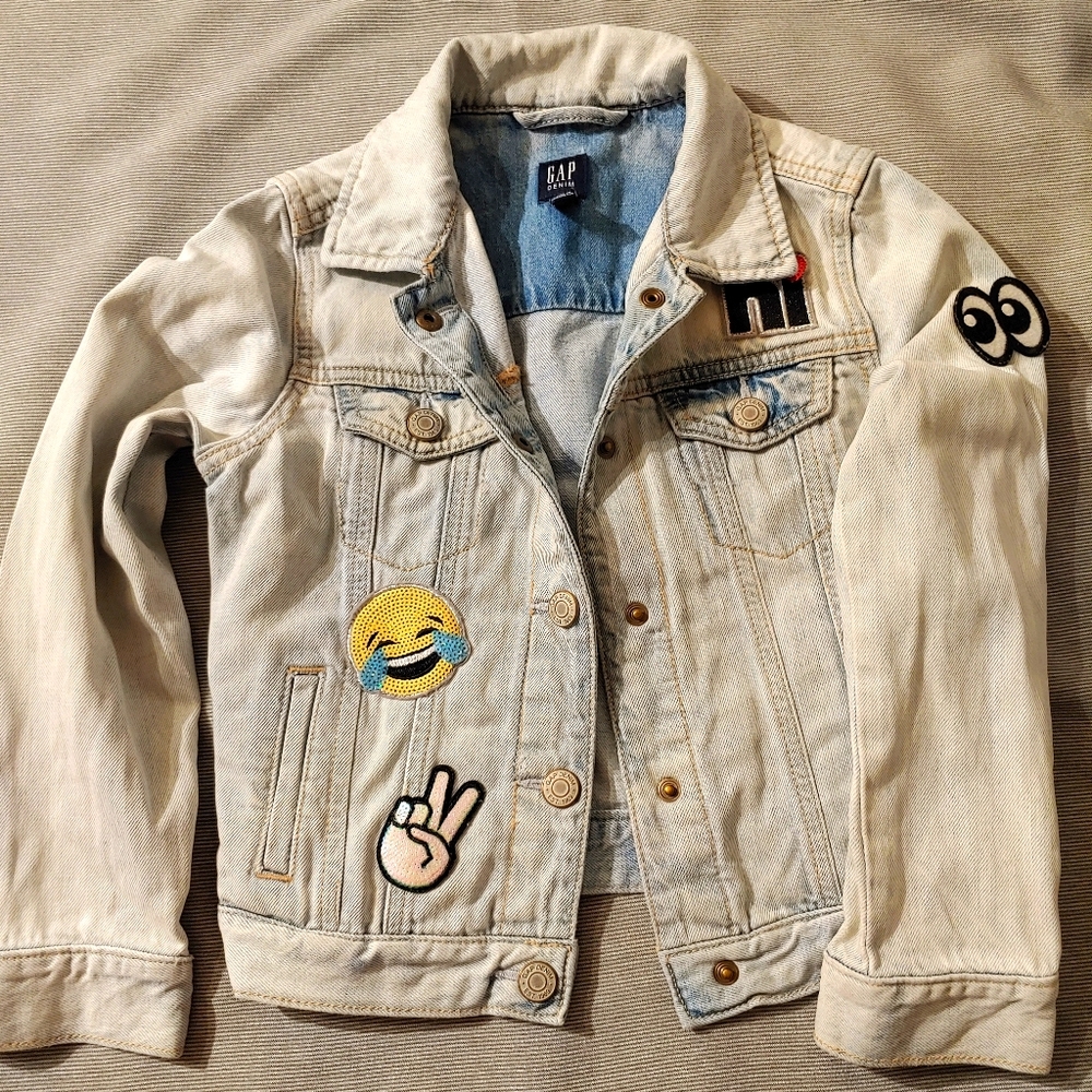 Gap Denim Jacket with Patchwork
